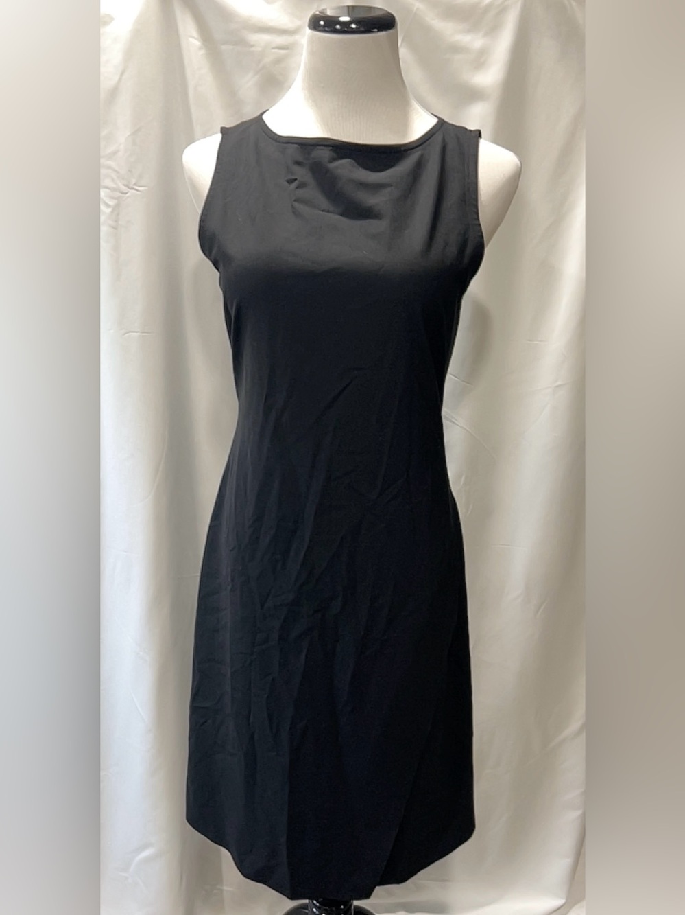 Theory Women Black Risbana Traceable Stretch Wool Sheath Dress Size 6